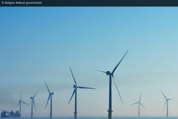 Wind turbines in the north sea